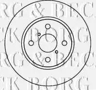 Borg & Beck BBD4604 - Əyləc Diski furqanavto.az