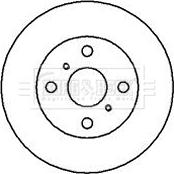 Borg & Beck BBD4039 - Əyləc Diski furqanavto.az