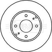 Borg & Beck BBD4132 - Əyləc Diski furqanavto.az