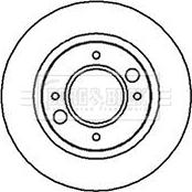 Borg & Beck BBD4837 - Əyləc Diski furqanavto.az