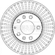 Borg & Beck BBD4334 - Əyləc Diski furqanavto.az