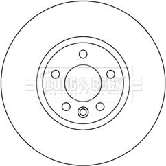 Borg & Beck BBD5964S - Əyləc Diski furqanavto.az