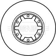 Borg & Beck BBD5907S - Əyləc Diski furqanavto.az