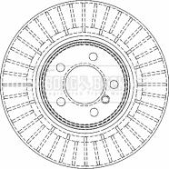 Borg & Beck BBD5919S - Əyləc Diski furqanavto.az