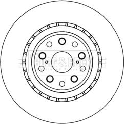 Kavo Parts BR-9527-C - Əyləc Diski furqanavto.az