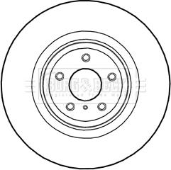 DJ Parts BD2530 - Əyləc Diski furqanavto.az