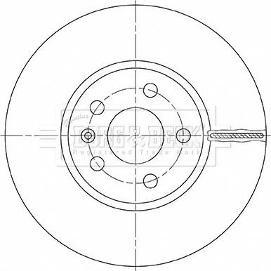 Borg & Beck BBD5493 - Əyləc Diski furqanavto.az