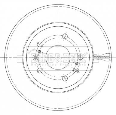 Borg & Beck BBD5441 - Əyləc Diski furqanavto.az