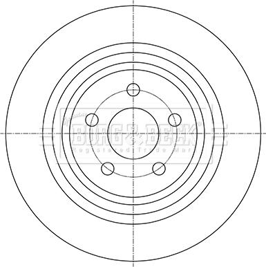 Borg & Beck BBD5458 - Əyləc Diski furqanavto.az