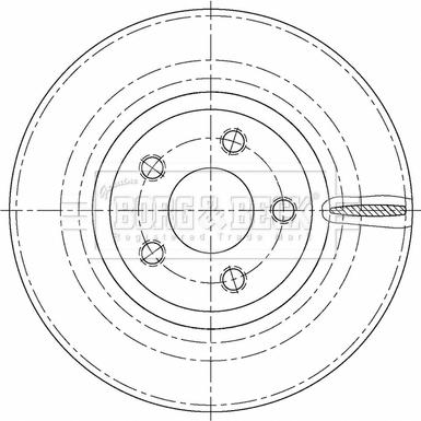 Borg & Beck BBD5465 - Əyləc Diski furqanavto.az