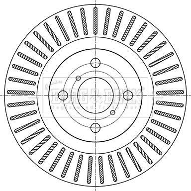 Borg & Beck BBD5460 - Əyləc Diski furqanavto.az