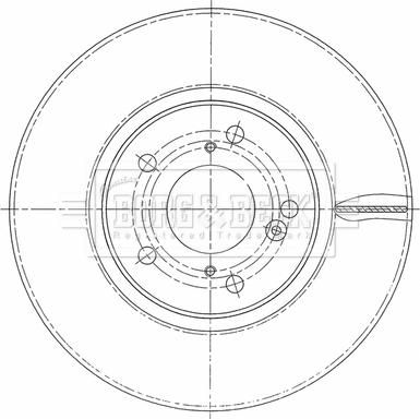 Borg & Beck BBD5463 - Əyləc Diski furqanavto.az