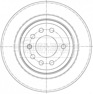 Borg & Beck BBD5419 - Əyləc Diski furqanavto.az