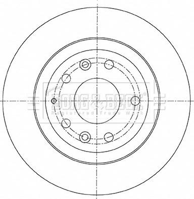 Borg & Beck BBD5488 - Əyləc Diski furqanavto.az