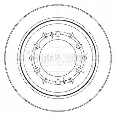 Borg & Beck BBD5427 - Əyləc Diski furqanavto.az