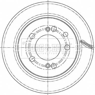 Borg & Beck BBD5474 - Əyləc Diski furqanavto.az