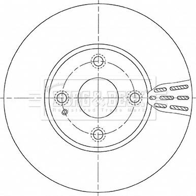 Borg & Beck BBD5476 - Əyləc Diski furqanavto.az