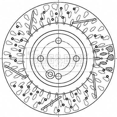 Borg & Beck BBD5478 - Əyləc Diski furqanavto.az