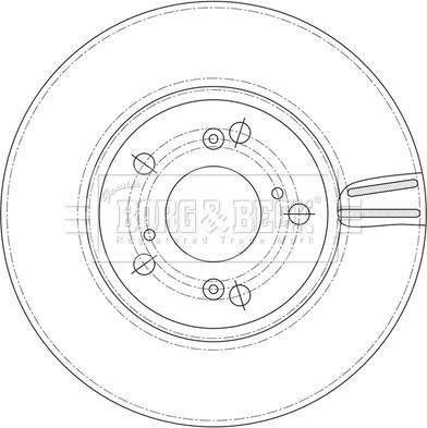 Borg & Beck BBD5593 - Əyləc Diski furqanavto.az