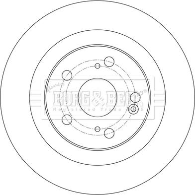 Borg & Beck BBD5592 - Əyləc Diski furqanavto.az