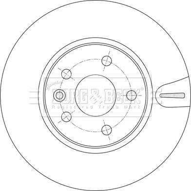 Borg & Beck BBD5544 - Əyləc Diski furqanavto.az