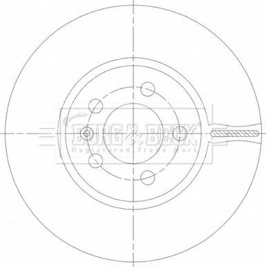 Borg & Beck BBD5532 - Əyləc Diski furqanavto.az