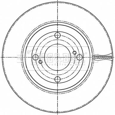 Borg & Beck BBD5520 - Əyləc Diski furqanavto.az