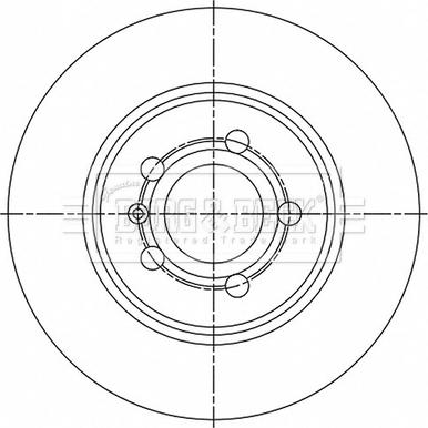 Borg & Beck BBD5527 - Əyləc Diski furqanavto.az