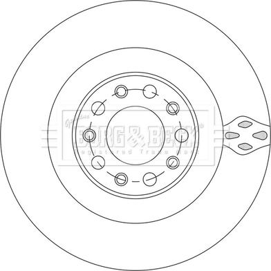 Borg & Beck BBD5572 - Əyləc Diski furqanavto.az