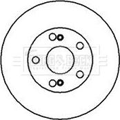 Borg & Beck BBD5019 - Əyləc Diski furqanavto.az