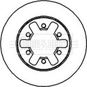 Borg & Beck BBD5012 - Əyləc Diski furqanavto.az