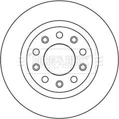 Borg & Beck BBD5194 - Əyləc Diski furqanavto.az