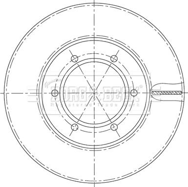 Borg & Beck BBD5197 - Əyləc Diski furqanavto.az