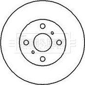 Borg & Beck BBD5104 - Əyləc Diski furqanavto.az
