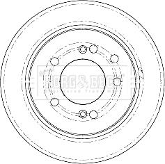 Borg & Beck BBD5185 - Əyləc Diski furqanavto.az