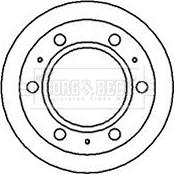 Borg & Beck BBD5852S - Əyləc Diski furqanavto.az