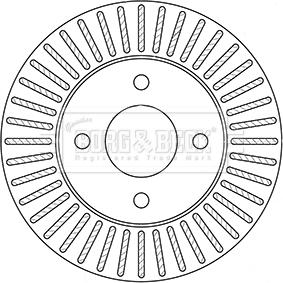 Borg & Beck BBD5349 - Əyləc Diski furqanavto.az