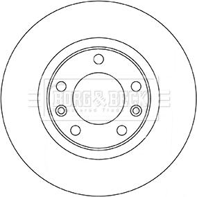 Borg & Beck BBD5350 - Əyləc Diski furqanavto.az