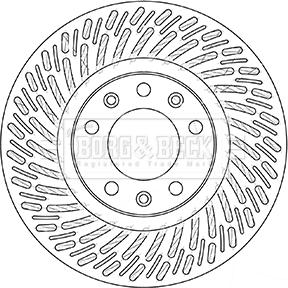 Borg & Beck BBD5352 - Əyləc Diski furqanavto.az