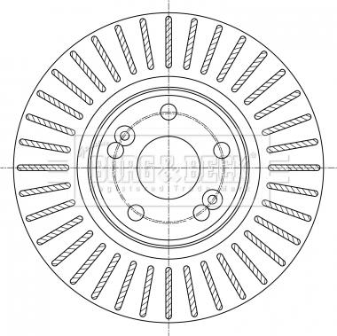 Borg & Beck BBD5369 - Əyləc Diski furqanavto.az