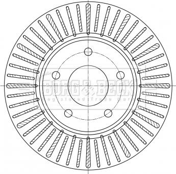 Borg & Beck BBD5384 - Əyləc Diski furqanavto.az