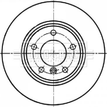 Borg & Beck BBD5336 - Əyləc Diski furqanavto.az