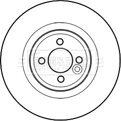 Borg & Beck BBD5333 - Əyləc Diski furqanavto.az