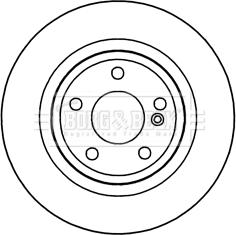 Delphi BG4558C - Əyləc Diski furqanavto.az