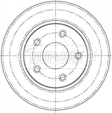 Borg & Beck BBD5374 - Əyləc Diski furqanavto.az