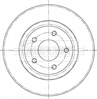 Borg & Beck BBD5373 - Əyləc Diski furqanavto.az