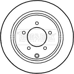 Borg & Beck BBD5255 - Əyləc Diski furqanavto.az