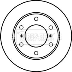 Borg & Beck BBD5250 - Əyləc Diski furqanavto.az