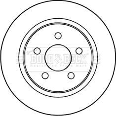 Borg & Beck BBD5210 - Əyləc Diski furqanavto.az