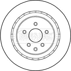 FTE BS7387B - Əyləc Diski furqanavto.az